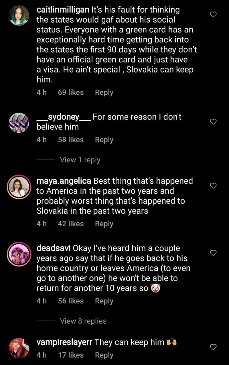 The internet reacts to David Dobrik&rsquo;s inability to return to the States 1/3 (Image via defnoodles/ Instagram)