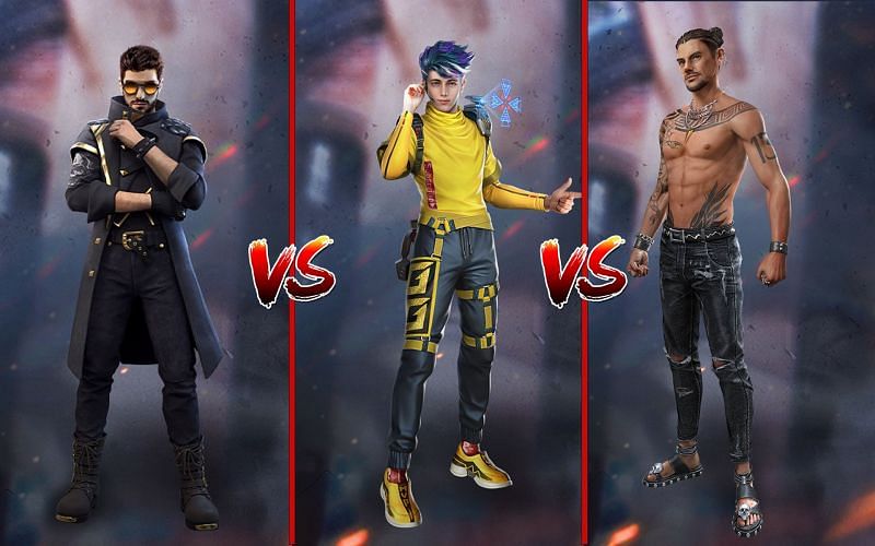DJ Alok vs Wolfrahh vs Thiva: Which Free Fire character is the best? (Image via Sportskeeda)