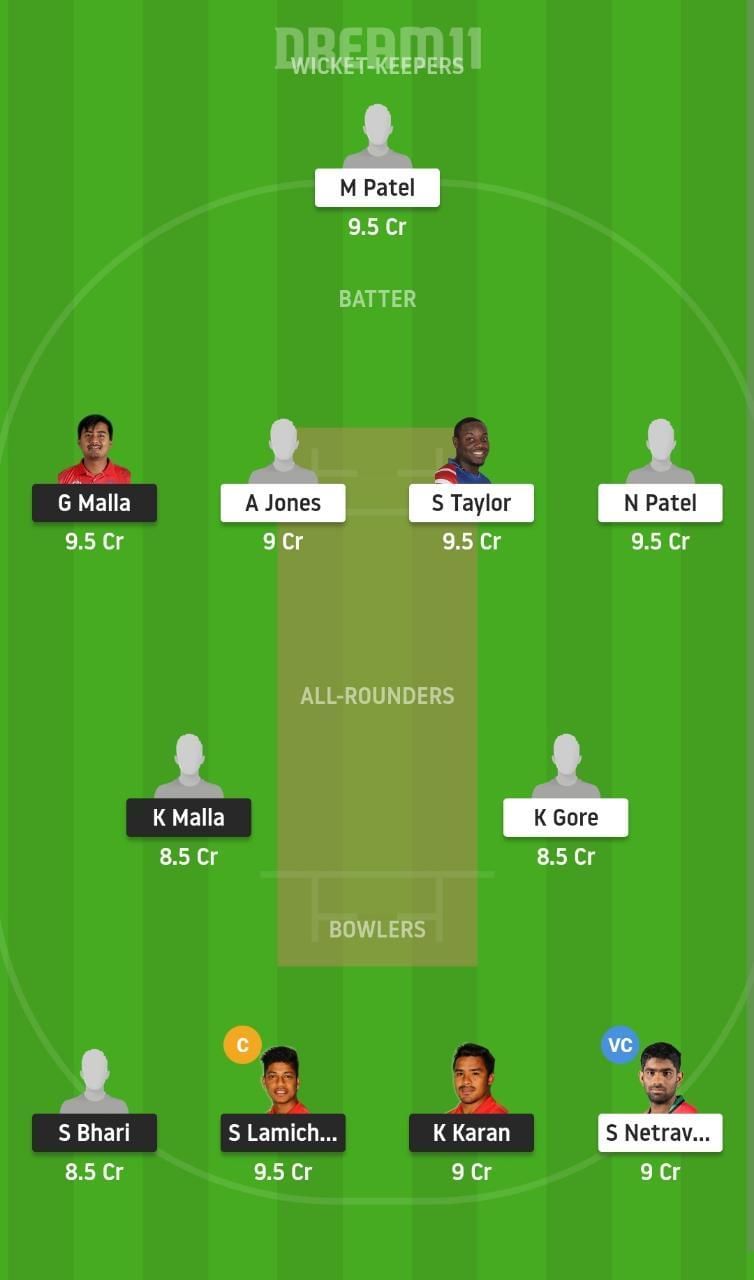 NEP vs USA Dream11 Fantasy Suggestion #1