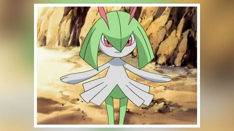 Kirlia as it appears in the anime (Image via The Pokemon Company)