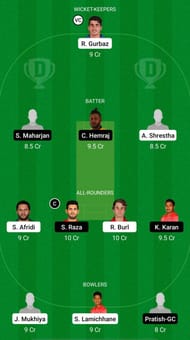 KK vs BW Dream11 Prediction - Everest Premier League T20