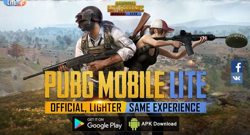 Tapping on the &ldquo;APK Download&rdquo; button will start the download procedure (Image via PUBG Mobile Lite)