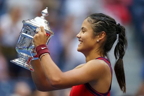 Emma Raducanu at the 2021 US Open