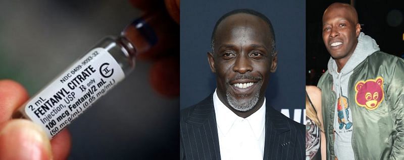 Michael K. Williams, and Fuquan Johnson (Image via Joe Amon/Denver Post/Getty Images, John Lamparski/Getty Images, and Gotpap-Bauer/Griffin/GC Images/Getty Images)