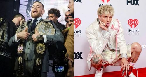 Conor McGregor (left), Machine Gun Kelly (right) [Credits: @thenotoriousmma, @machinegunkelly via Instagram]