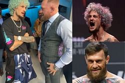 Watch: Sean O'Malley shares a video of himself deep in conversation with Conor McGregor - but with no sound!