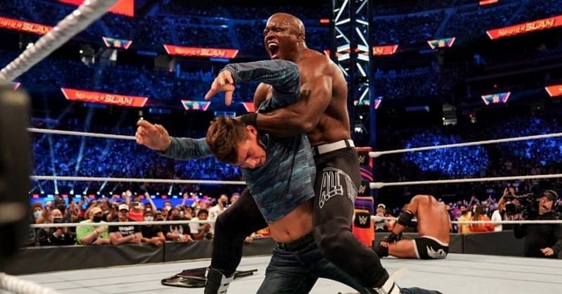 WWE Champion Bobby Lashley attacked Goldberg&#039;s son Gage at SummerSlam 2021