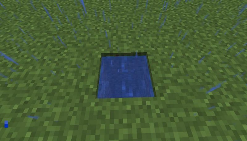 Place water (image via Minecraft)