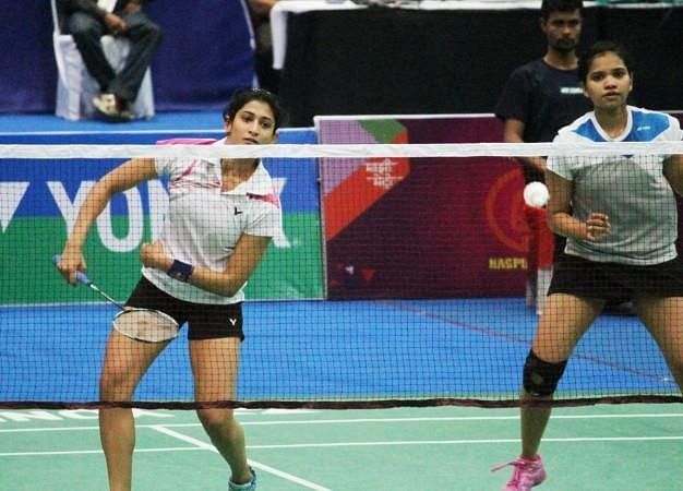 Ashwini Ponnappa (L) and N Sikki Reddy are likely to play the women&#039;s doubles