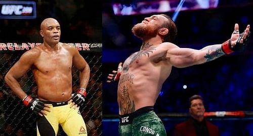 Conor McGregor and Anderson Silva