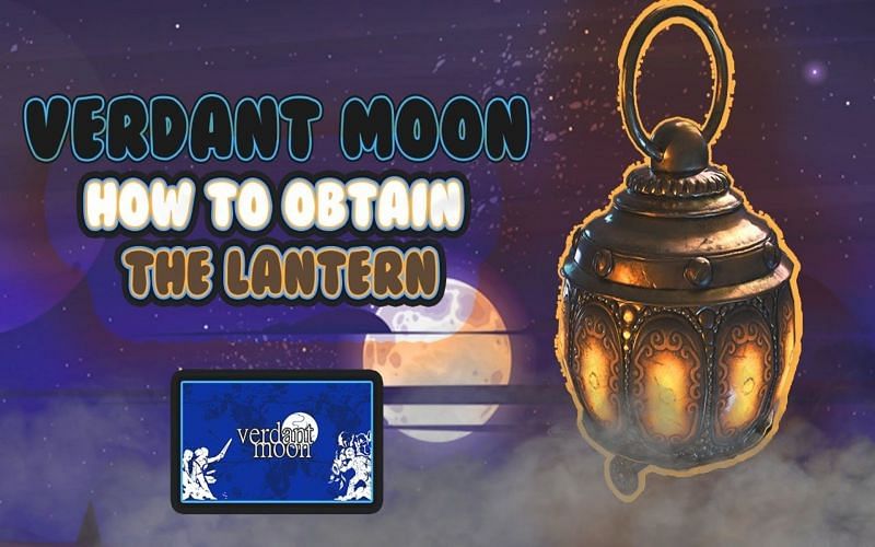 The lantern makes exploring in Roblox Verdant Moon much easier (Image via Klarq)