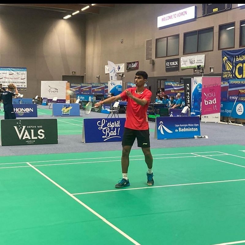 Unseeded Saneeth Dayanand beat Paul Tournefier of France 21-15, 21-9 in the final on Sunday.