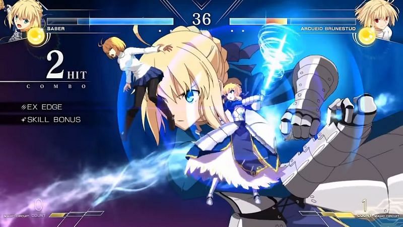 Saber performing one of her supers (Image via French Bread)