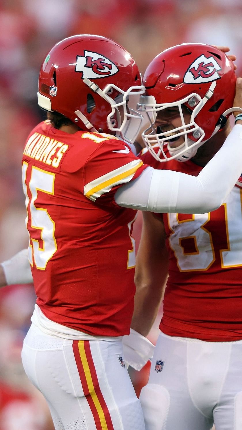 Chiefs' Punter Tommy Townsend Put a Helmet on Top of His Helmet