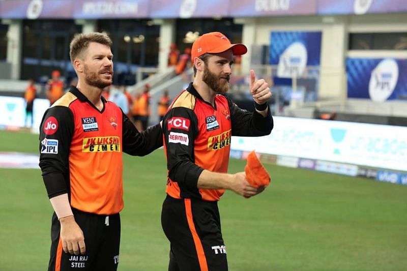 The Sunrisers Hyderabad are on the verge of elimination from the 2021 IPL (Image: IPL)
