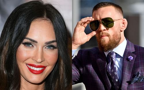 Megan Fox (left); Conor McGregor (right)