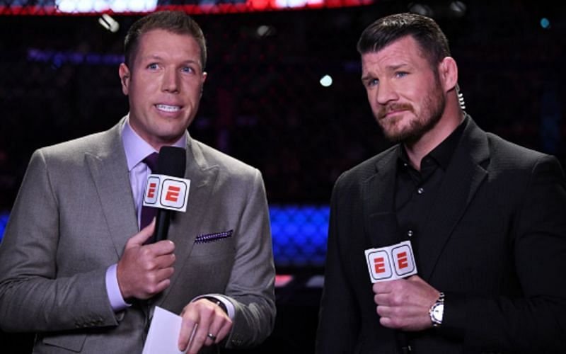 Brendan Fitzgerald (left); Michael Bisping (right)