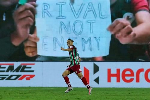 David Williams in action for ATKMB (Image Courtesy: ATK Mohun Bagan Twitter)