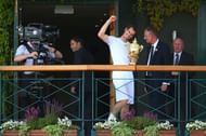 Andy Murray after winning Wimbledon 2013
