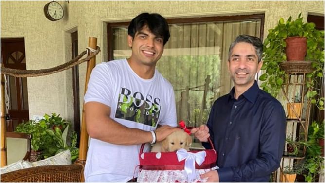 Token of encouragement named "Tokyo" from Abhinav Bindra to Neeraj Chopra