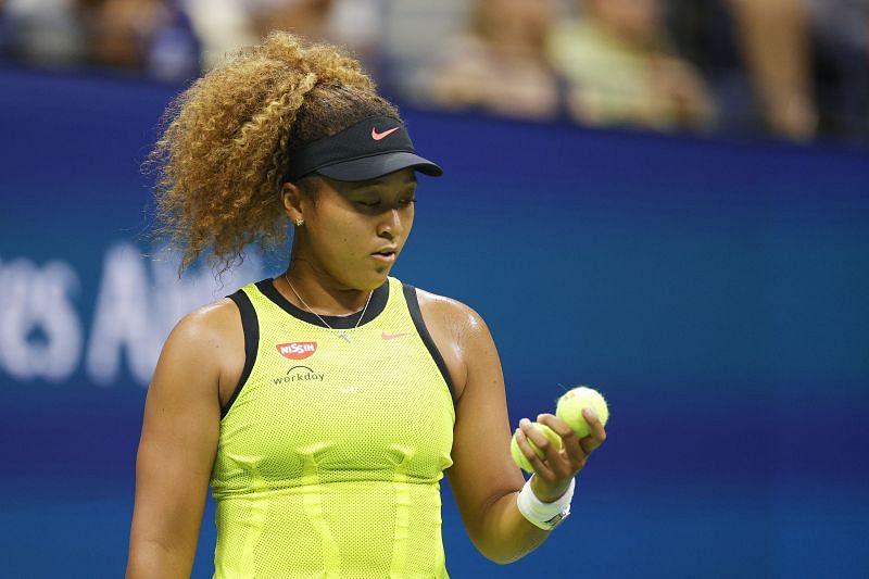 Naomi Osaka in action at the 2021 US Open