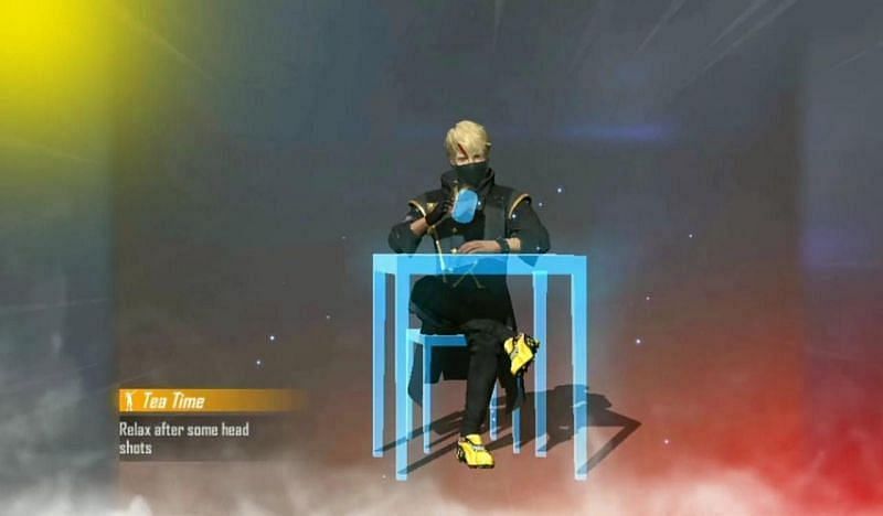 Tea Time emote in Free Fire (Image via Free Fire)