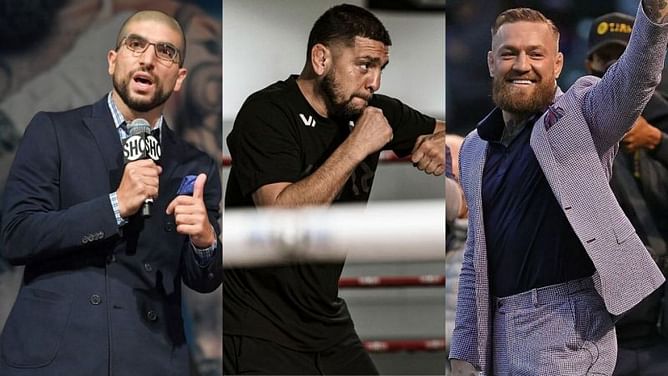 "Relax, it's a scrap, he loves it" - Conor McGregor reacts to Ariel Helwani's concerns about Nick Diaz's return fight against Robbie Lawler