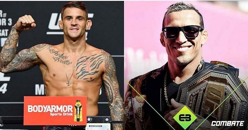 Dustin Poirier and Charles Oliveira (Images via Instagram @charlesdobronxs @dustinpoirier)