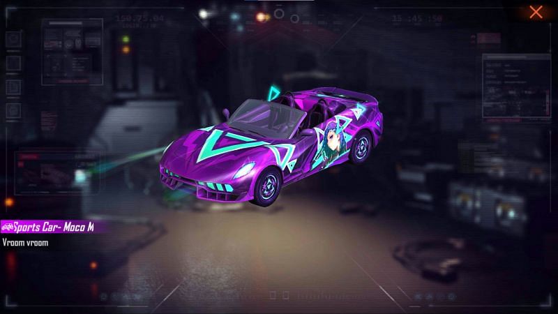 The car skin will only be available on 18 September (Image via Free Fire)