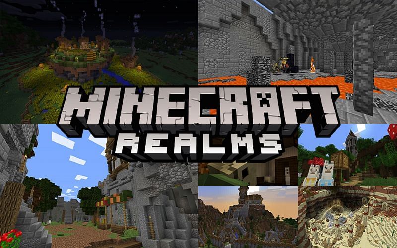 Minecraft Realms is a great way to enjoy multiplayer with friends (Image via Mojang)