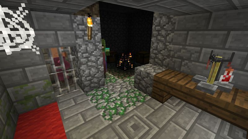 Igloo secret rooms (Image via Minecraft)