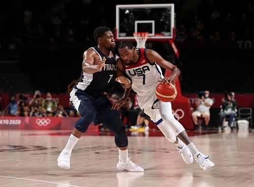 United States v France Men's Basketball - Olympics: Day 15