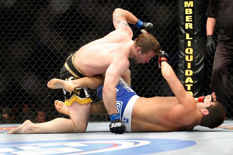 Alan Belcher used a questionable face plant to finish Patrick Cote at UFC 113