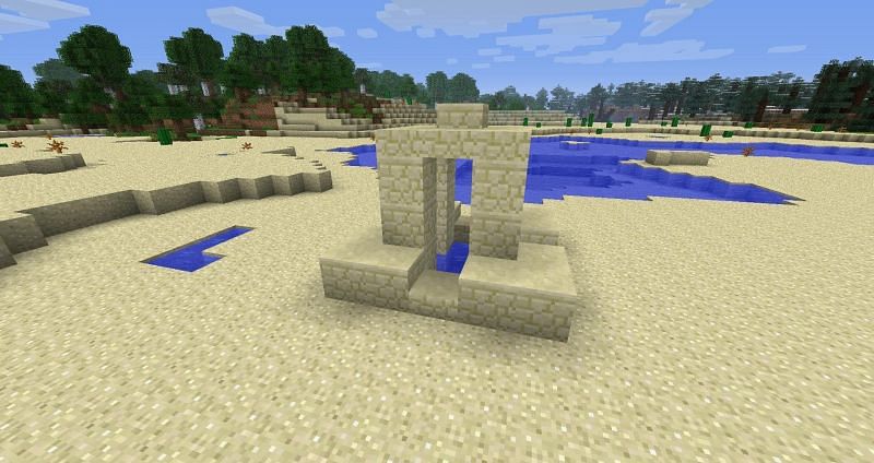 Desert well (Image via Minecraft)