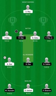 Dream11 Team for Manas Tigers vs Brahmaputra Boys - Assam T20 2021.