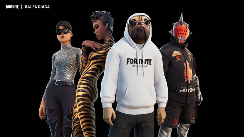 Complete simple challenges to unlock cosmetic items from the Balenciaga x Fortnite collaboration (Image via Epic Games)