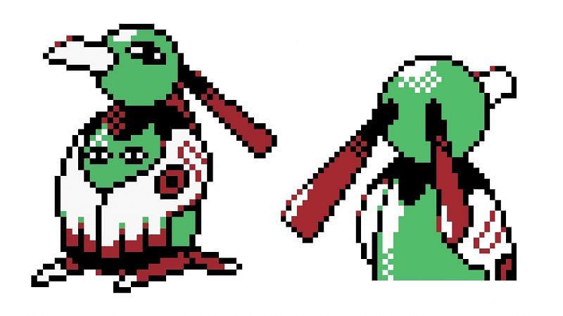 Xatu&#039;s sprite in the recovered beta version of Pokemon Gold and Silver (Image via The Pokemon Company)