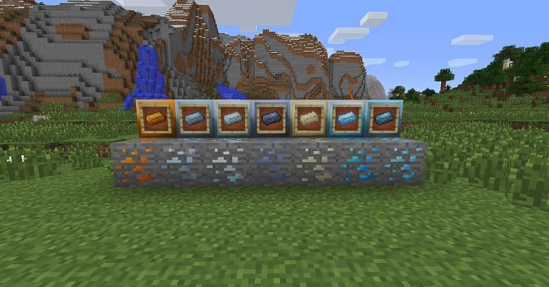 Ore added in the thermal expansion mod (Image via Thermal Expansion)