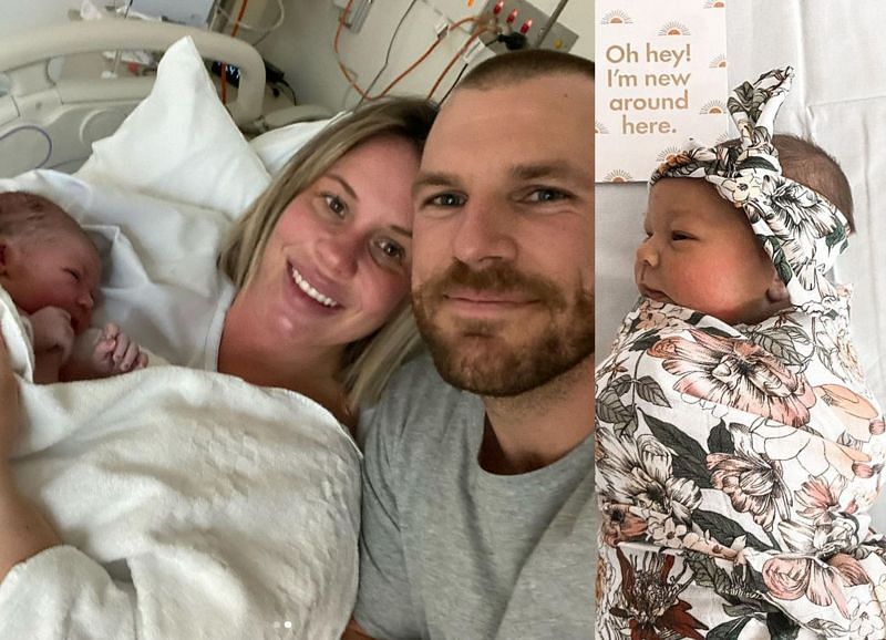 Aaron Finch with his family. (Image: Aaron Finch Instagram)