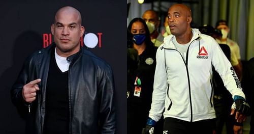 Tito Ortiz (left); Anderson Silva (right).