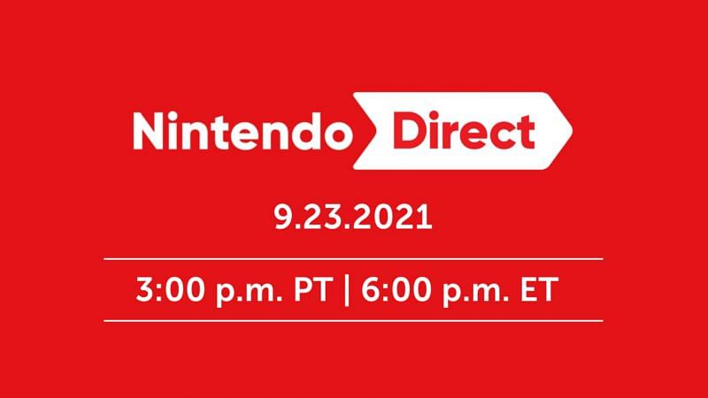 Nintendo announces Direct on September 23, 2021 (Image via Nintendo of America on Twitter)
