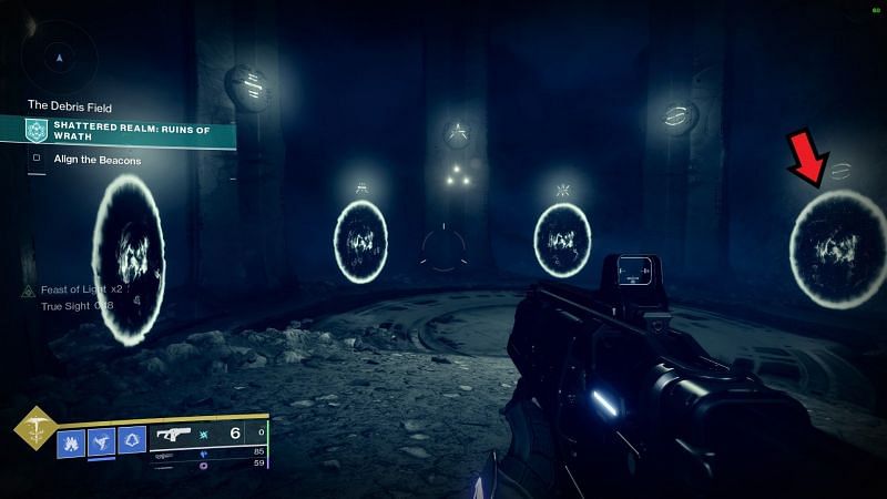 Right-most &quot;burger&quot; portal (Image via Bungie)