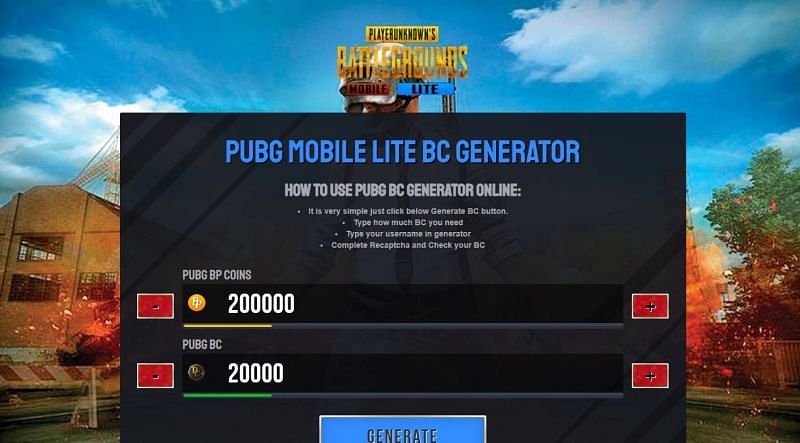 Another fake generator that claims to offer free BC and BP Coins