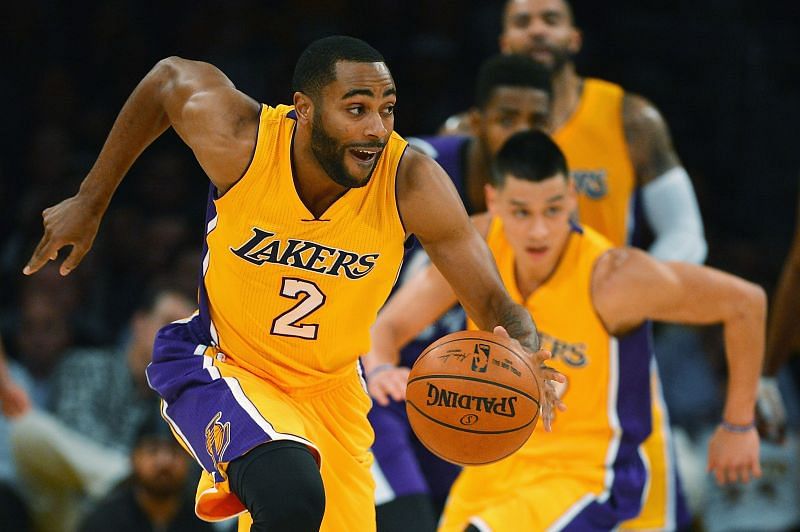 Wayne Ellington with the LA Lakers in 2014