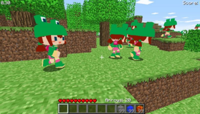 Many Rana mobs (Image via Minecraft Wiki)