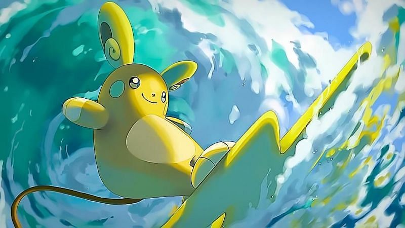 Alolan Raichu has access to more moves than a standard Raichu, but it opens itself up to more type weaknesses (Image via The Pokemon Company).