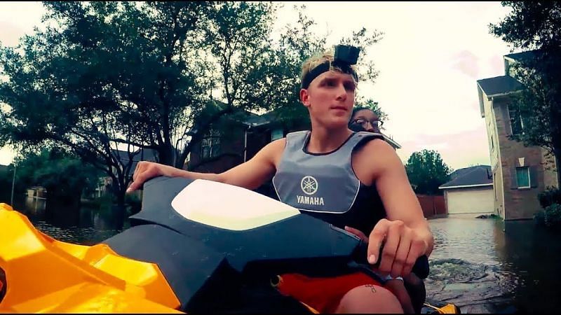 Jake Paul helping flooded families in Texas | Image via YouTube @JakePaul