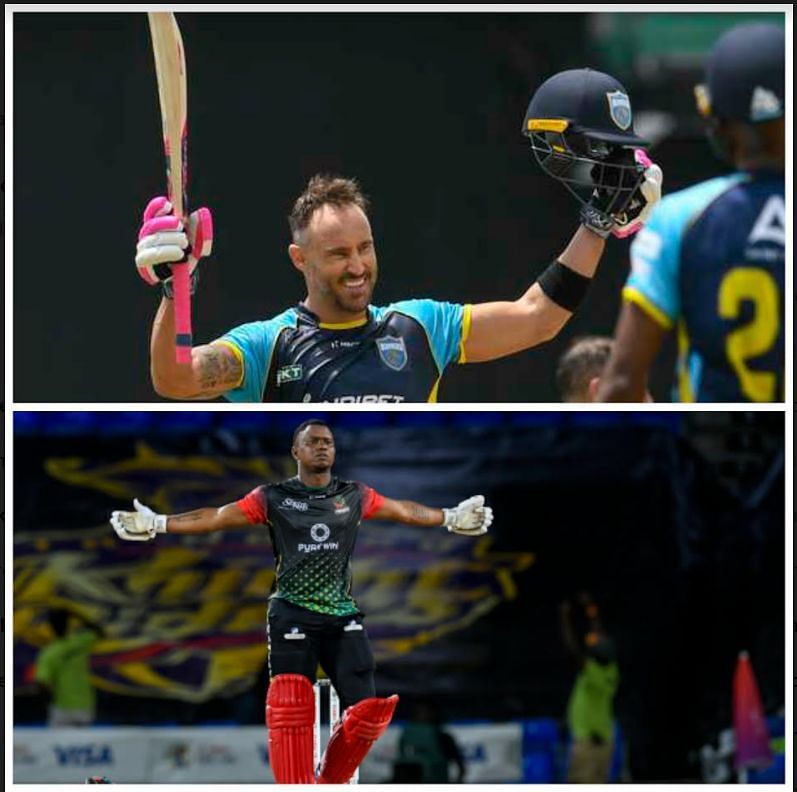 Faf du Plessis and Evin Lewis have been in outstanding form at the top of the order