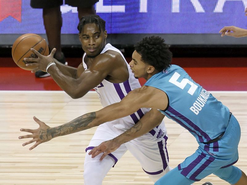 Sacramento Kings rookie Davion Mitchell in the NBA Summer League