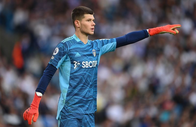 Leeds United goalkeeper Illan Meslier in the Premier League